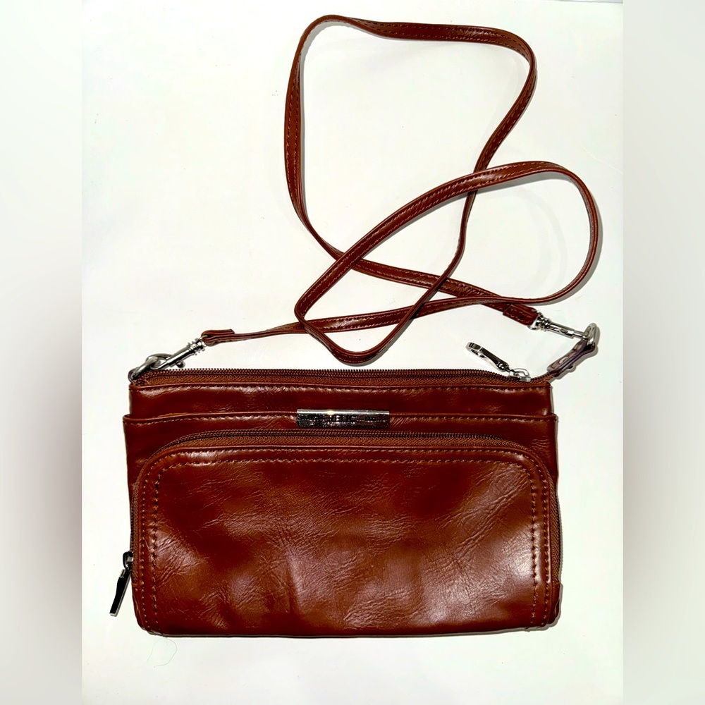 Relic by Fossil Vegan Leather Crossbody Clutch with Built-in Wallet